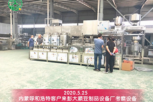 呼和浩特客户选择购买彭大顺豆制品整套设备来扩大生产